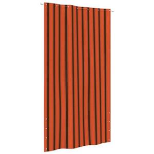 vidaXL Balkon-Sichtschutz Orange und Braun 140x240 cm Oxford-Gewebe 