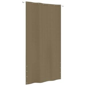 VidaXL Balkonscherm 140x240 cm oxford stof taupe