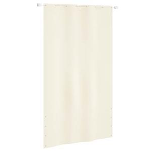 vidaXL Balkon-Sichtschutz Creme 140x240 cm Oxford-Gewebe 