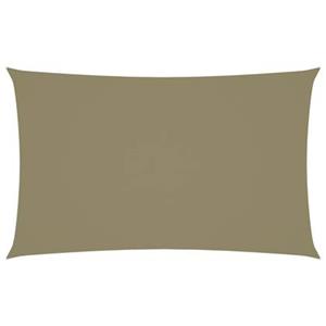 vidaxl Zonnescherm rechthoekig 3x6 m oxford stof beige
