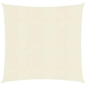 vidaXL Sonnensegel 160 g/m² Creme 6x6 m HDPE 
