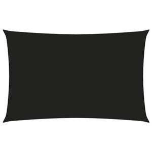 VidaXL Zonnescherm rechthoekig 2x5 m oxford stof zwart