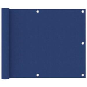 vidaXL Balkonscherm 75x600 cm oxford stof blauw