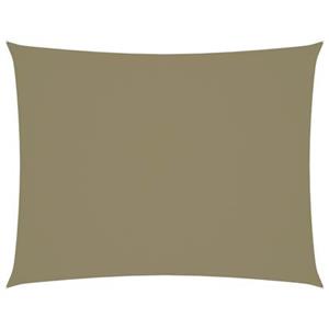 vidaxl Zonnescherm rechthoekig 2,5x4 m oxford stof beige