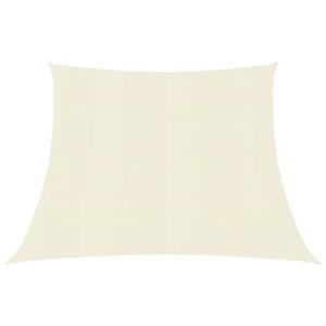 vidaXL Sonnensegel 160 g/m² Cremeweiß 4/5x3 m HDPE 