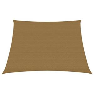 VidaXL Zonnezeil 160 g/m² 4/5x3 m HDPE taupe