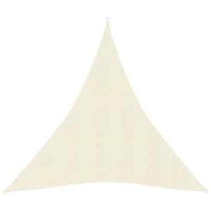 vidaXL Sonnensegel 160 g/m² Cremeweiß 3x4x4 m HDPE 