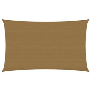 vidaXL Sonnensegel 160 g/m² Taupe 2x4,5 m HDPE 