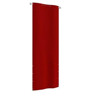 vidaXL Balkon-Sichtschutz Rot 80x240 cm Oxford-Gewebe 