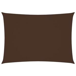 VidaXL Zonnescherm rechthoekig 2x4 m oxford stof bruin