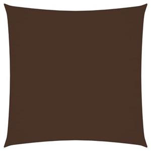 vidaxl Zonnescherm vierkant 4x4 m oxford stof bruin