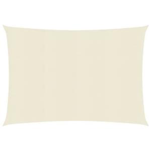 vidaXL Sonnensegel 160 g/m² Creme 3x4 m HDPE 