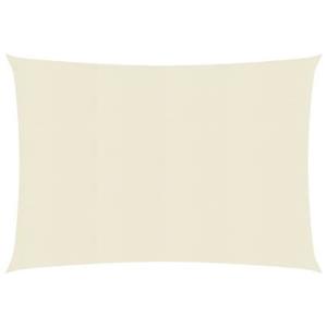 vidaXL Sonnensegel 160 g/m² Creme 3x4 m HDPE 