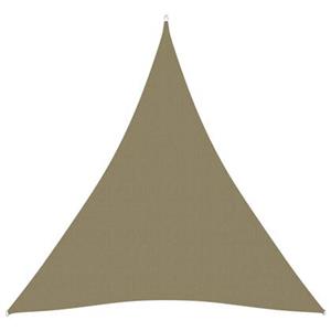 vidaXL Sonnensegel Oxford-Gewebe Dreieckig 5x7x7 m Beige 