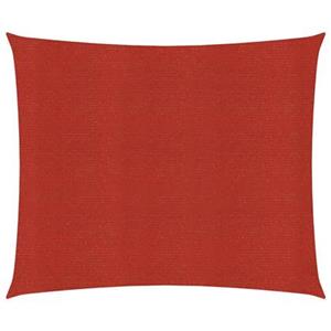 vidaXL Sonnensegel 160 g/m² Rot 3,6x3,6 m HDPE 