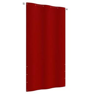 VidaXL Balkonscherm 120x240 cm oxford stof rood