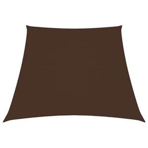 VidaXL Zonnezeil trapezium 2/4x3 m oxford stof bruin