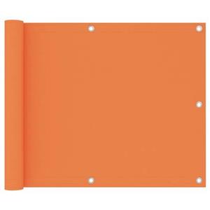 vidaXL Balkon-Sichtschutz Orange 75x600 cm Oxford-Gewebe 