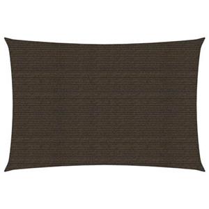 vidaXL Sonnensegel 160 g/m² Braun 2x4 m HDPE 