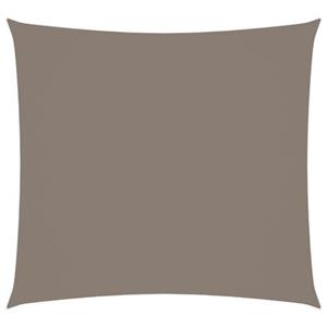 VidaXL Zonnescherm vierkant 3,6x3,6 m oxford stof taupe