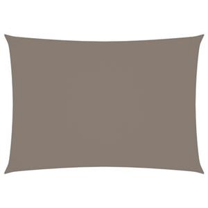 VidaXL Zonnescherm rechthoekig 2x4 m oxford stof taupe