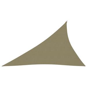 vidaXL Sonnensegel Oxford-Gewebe Dreieckig 3x4x5 m Beige 