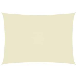 Zonnescherm rechthoekig 2,5x4 m oxford stof crmekleurig
