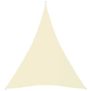 vidaXL Sonnensegel Oxford-Gewebe Dreieckig 5x6x6 m Creme 