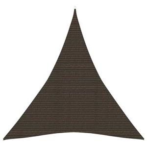 vidaXL Sonnensegel 160 g/m² Braun 5x6x6 m HDPE 