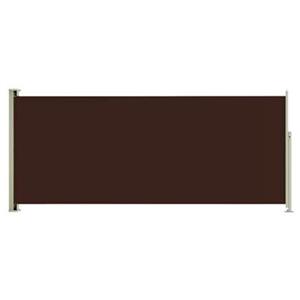 VidaXL Tuinscherm uittrekbaar 220x500 cm bruin