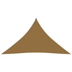 vidaXL Sonnensegel 160 g/m² Taupe 3,5x3,5x4,9 m HDPE 