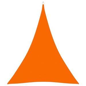 vidaXL Zonnescherm driehoekig 5x6x6 m oxford stof oranje