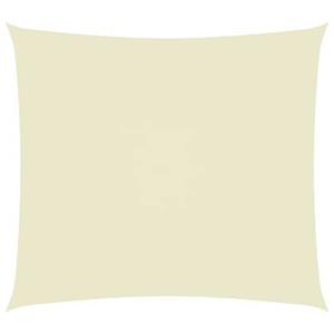VidaXL Zonnescherm rechthoekig 3x4 m oxford stof crèmekleurig