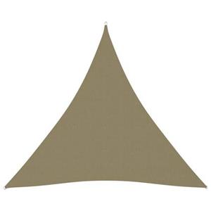 VidaXL Zonnescherm driehoekig 4,5x4,5x4,5 m oxford stof beige