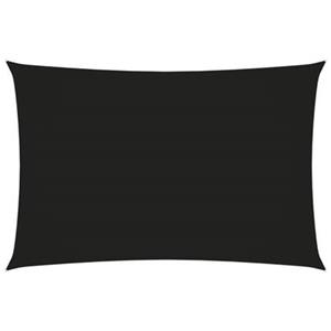 VidaXL Zonnescherm rechthoekig 2x4,5 m oxford stof zwart