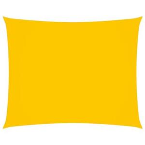 vidaxl Zonnescherm rechthoekig 3,5x4,5 m oxford stof geel