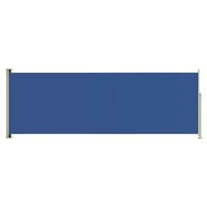 VidaXL Tuinscherm uittrekbaar 180x500 cm blauw