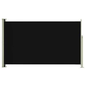 VidaXL Tuinscherm uittrekbaar 180x300 cm zwart