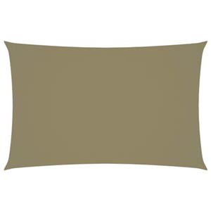 vidaxl Zonnescherm rechthoekig 2,5x5 m oxford stof beige