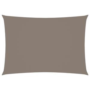 vidaXL Zonnescherm rechthoekig 3,5x5 m oxford stof taupe