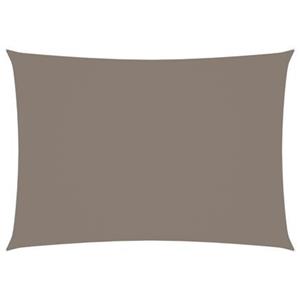 vidaXL Zonnescherm rechthoekig 3,5x5 m oxford stof taupe