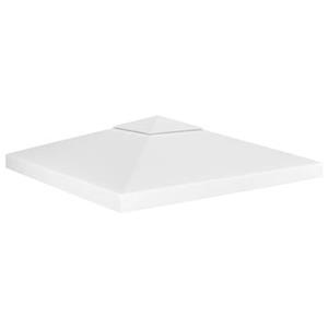 vidaxl Prieeldak 2-laags 310 g/m² 3x3 m wit