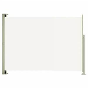 VidaXL Tuinscherm uittrekbaar 220x300 cm crème