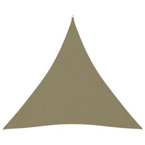 vidaxl Zonnescherm driehoekig 6x6x6 m oxford stof beige