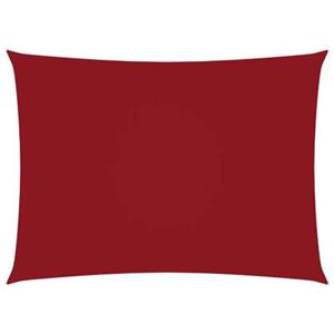 vidaXL Sonnensegel Oxford-Gewebe Rechteckig 2x4 m Rot 