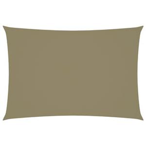 VidaXL Zonnescherm rechthoekig 3x5 m oxford stof beige