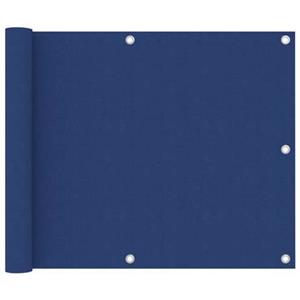 vidaxl Balkonscherm 75x500 cm oxford stof blauw