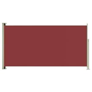 Tuinscherm uittrekbaar 160x300 cm rood