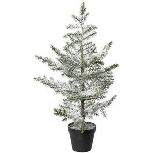 Creativ deco Kunstkerstboom Kamerden in de pot besneeuwd, hoogte ca. 64 cm