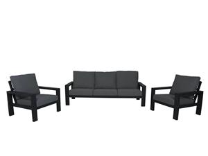 Relax Sofaset Monaco 3-Delig Matt Royal Grey